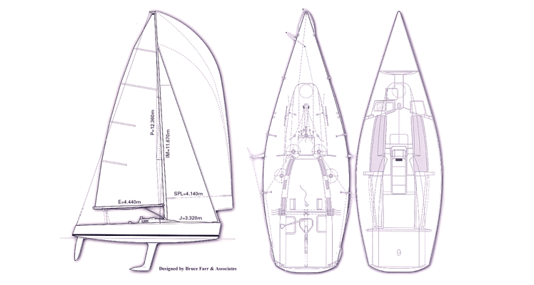 SUN ODYSSEY 52.2 線図